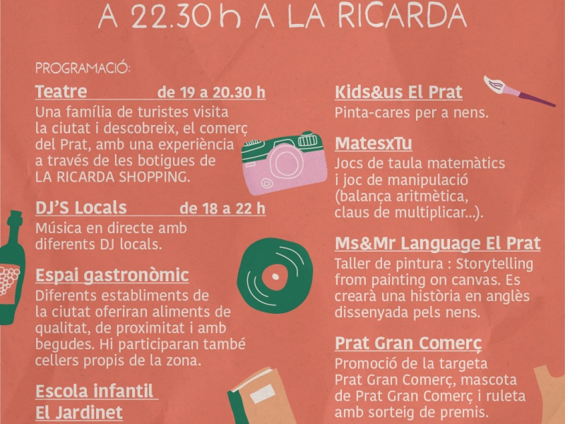 L'Ajuntament del Prat, a través del Departament de Comerç ha organitzat una Fira Comercial, que té per objecte l'exhibició i la venda de productes del comerç local. La seva finalitat, és fomentar l'activitat econòmica i comercial de la ciutat, valorant al seu comerç local i la qualitat i la varietat de la seva oferta. Es tracta d'una estratègia de foment que preveu el Pla Estratègic de Comerç del Prat de Llobregat, per donar impuls al comerç urbà de la nostra ciutat.