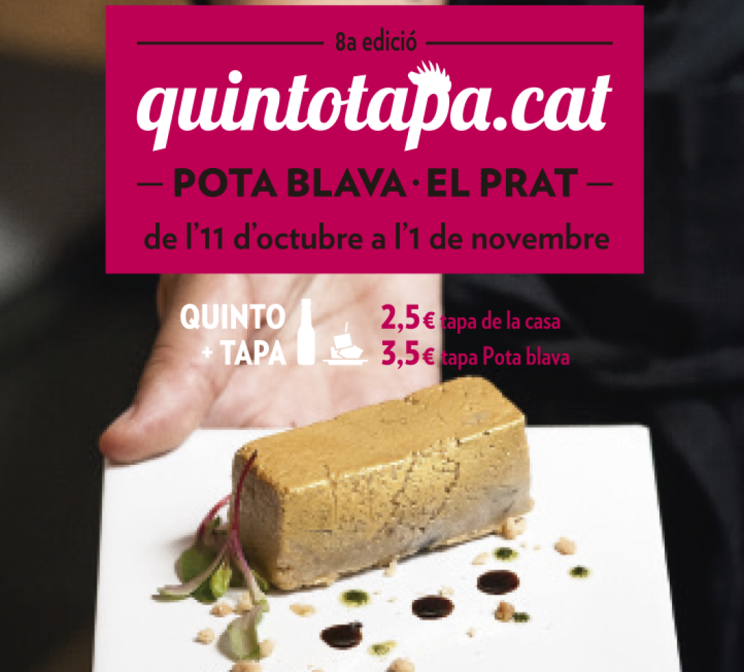 Torna La vuitena edició del QuintoTapa Pota Blava, la ruta de la tapa del Prat.