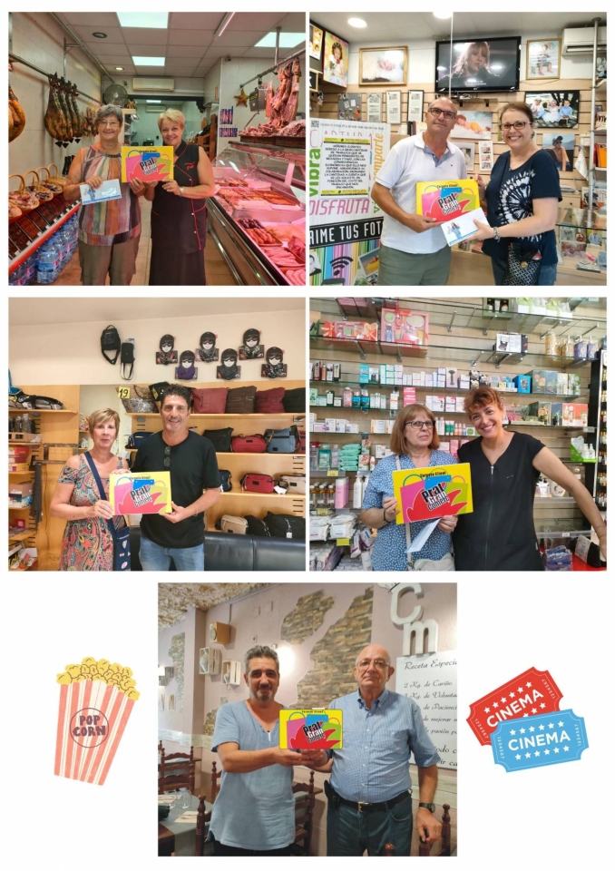 La targeta client Prat Gran Comerç, continua sortejant entrades per al cinema Capri, entre totes les compres realitzades en els establiments adherits, amb la targeta client Prat Gran Comerç .
