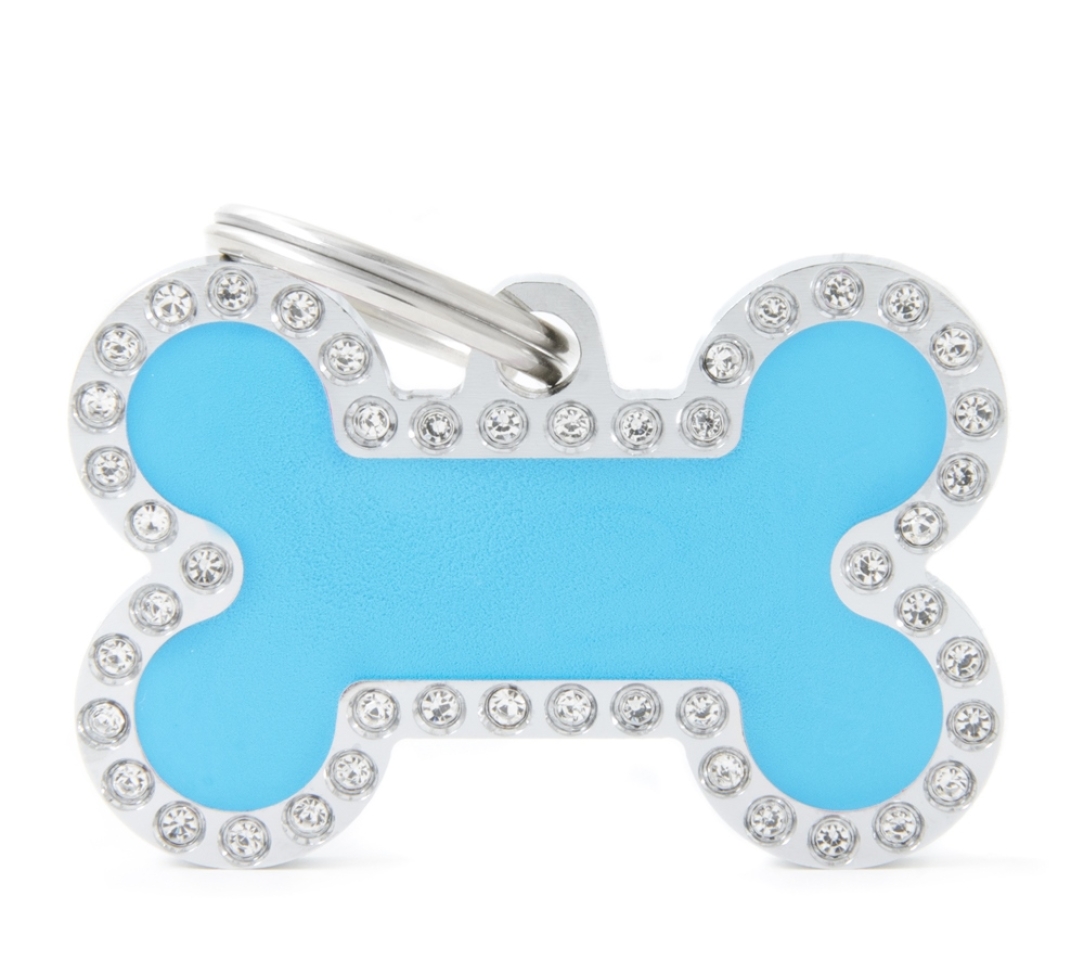 XAPA OS GRAN BLAU STRASS Esmaltades a mans, en bronze i embellides amb brillants resplandecientes