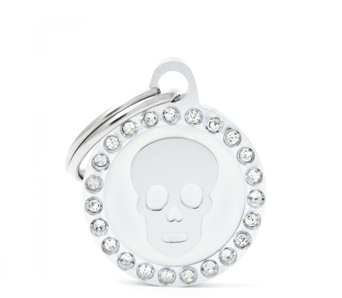 XAPA CALAVERO BLANC CERCLE STRASS