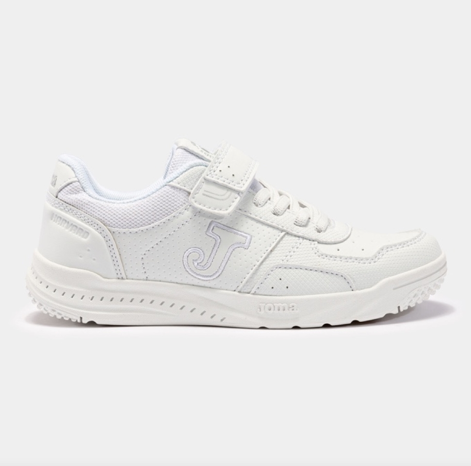 Esportiu col·legial niñ@ blanc amb velcro de JOMA. D-299