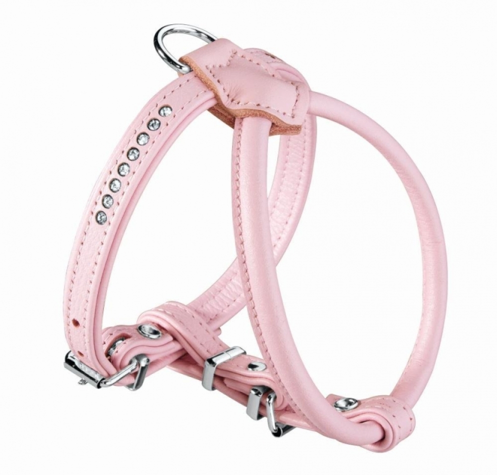 Arnes rosa amb cristall de Swarovski