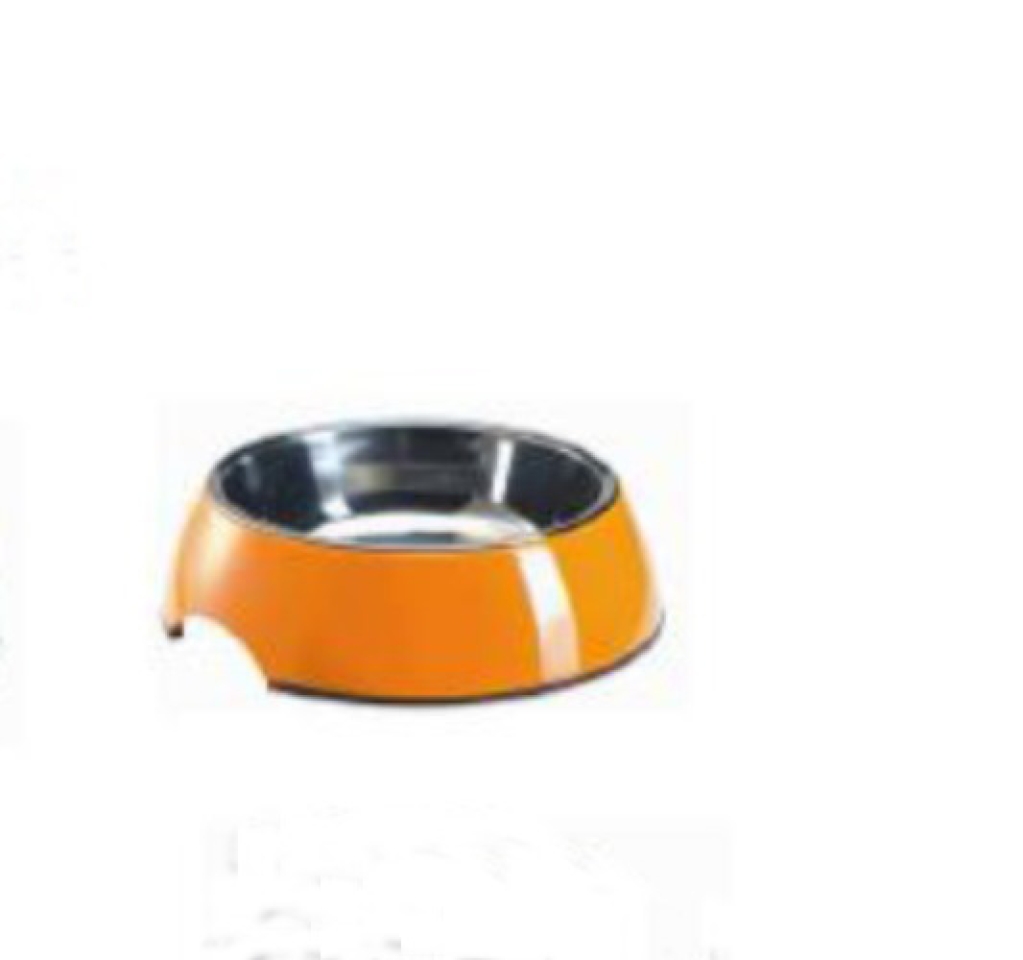 Funcionalitat i decoraci&oacute;. Comedero de melamina i acer inoxidable.