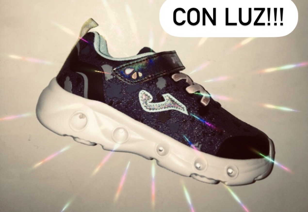 Esportiu amb LLUM niñ@ de la marca JOMA en blava. D-238