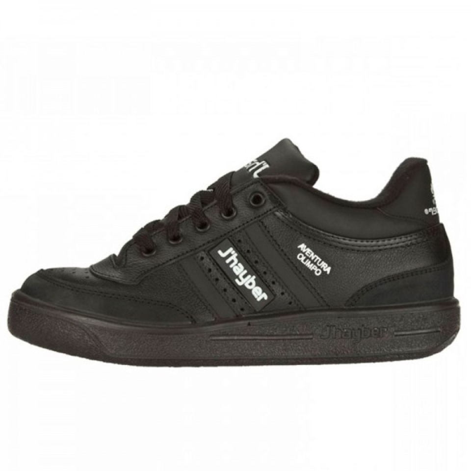 Sabatilla esportiva en pell negra d'home J’HAYBER. D-327