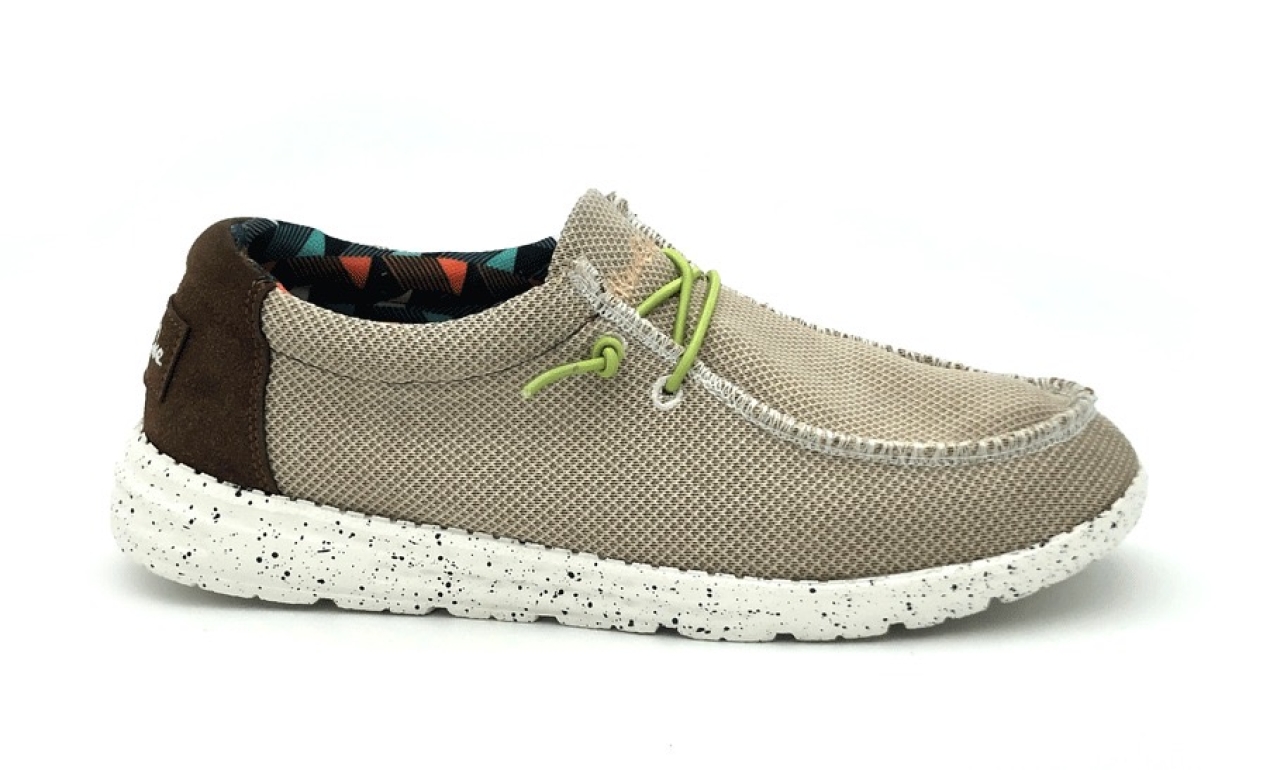 Sabata casual per a home en color beix de KELARA. H-301