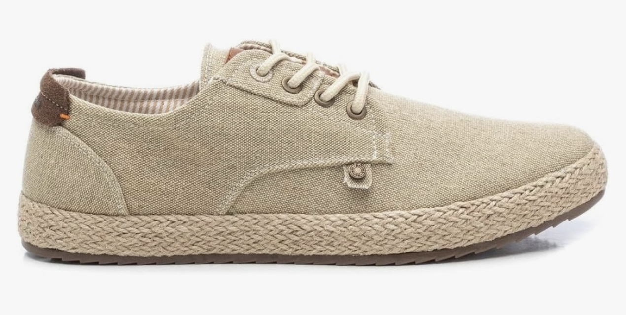 De REFRESHOES sabatilles casual per a home en tèxtil beix. M-424
