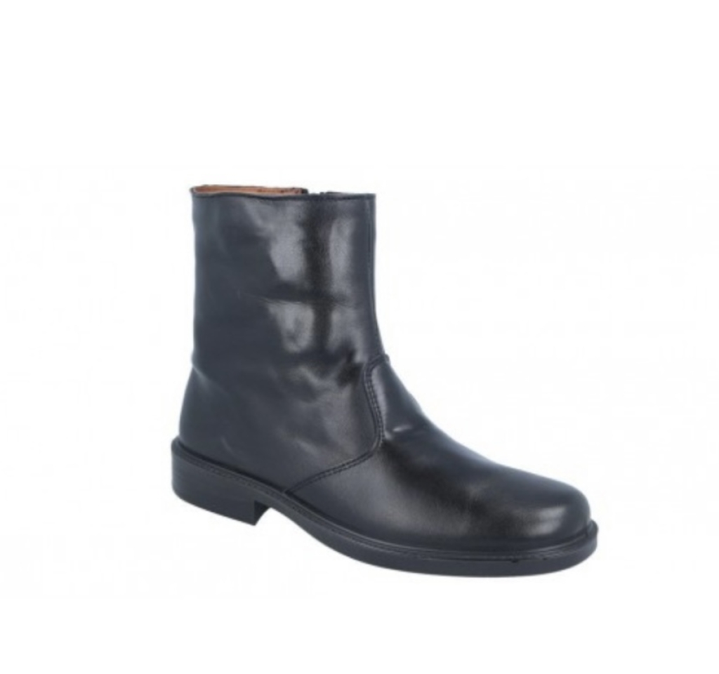 Bota per a home en pell negra de LUISETTI 0152. H-354