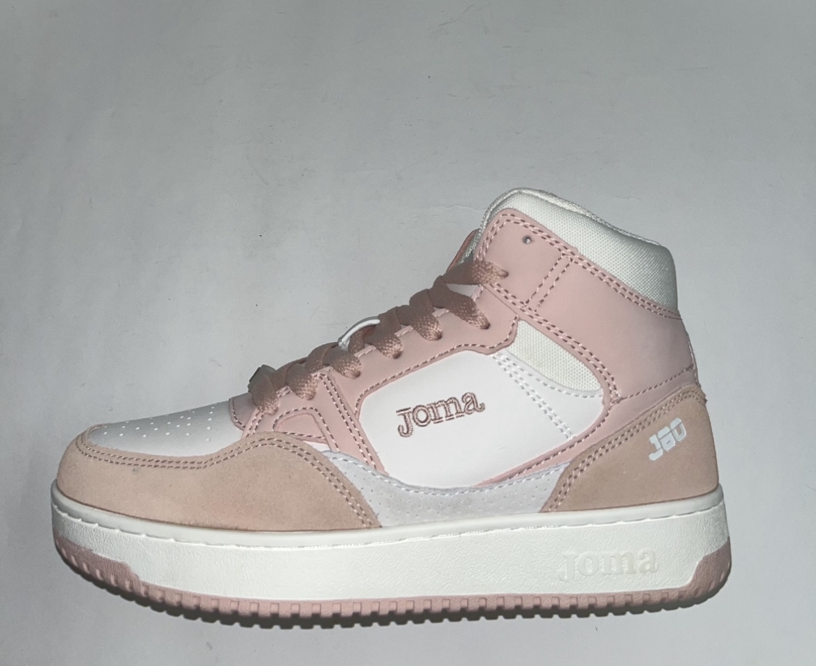 Bota esportiva per a dona en blanc i rosa C180 de JOMA. D-161