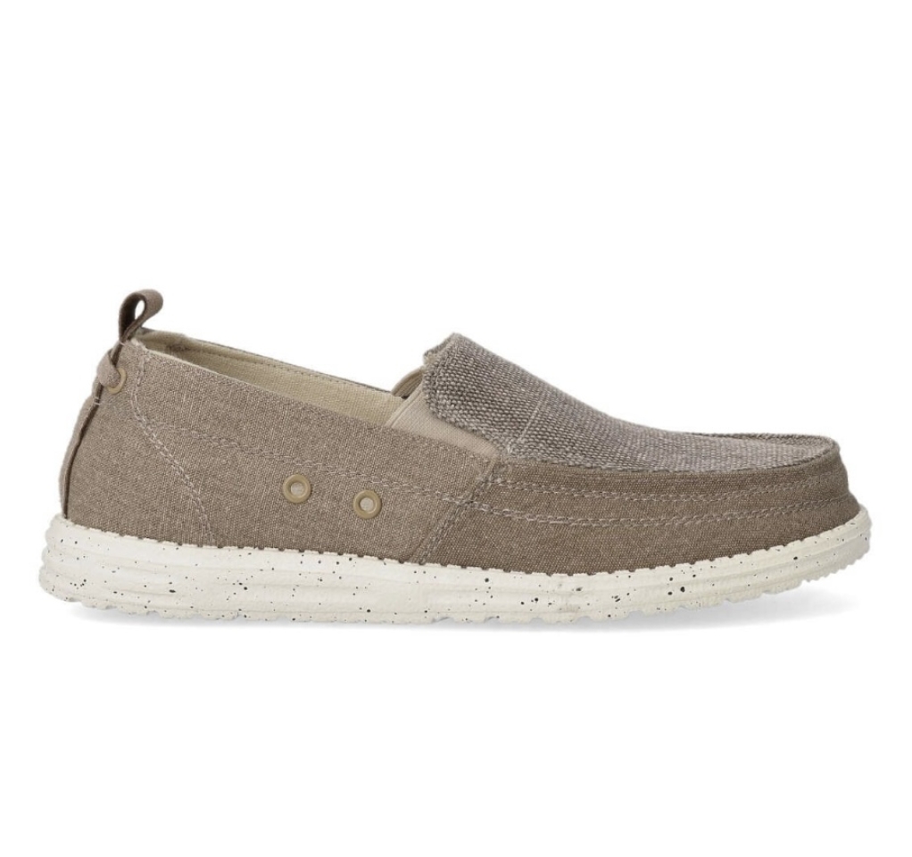 Sabata casual per a home en tèxtil beix Nils de SWEDEN KLE. H-360