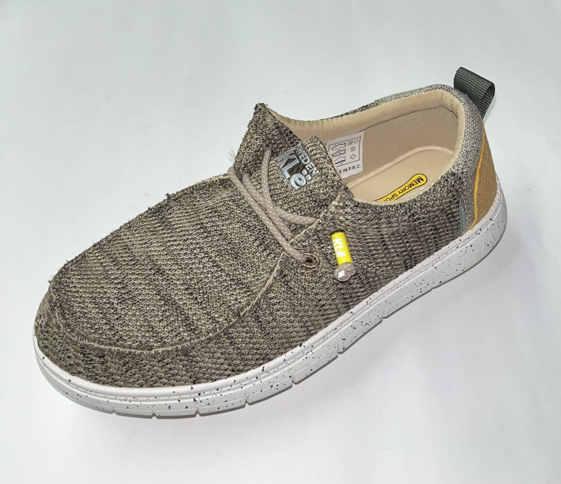 Sabata casual per a home en tèxtil beix Philip de SWEDEN KLE. H-357