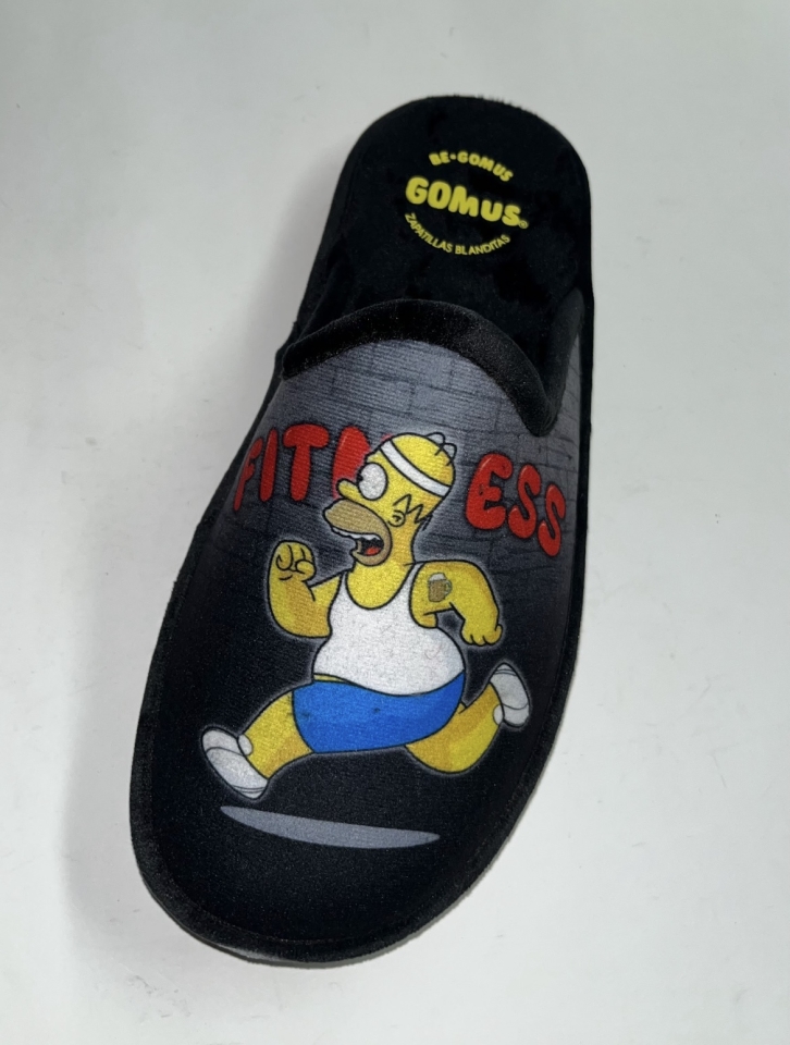 Sabatilles especial parquet per a home d'HOMER SIMPSON fabricades per GOMUS.T-696