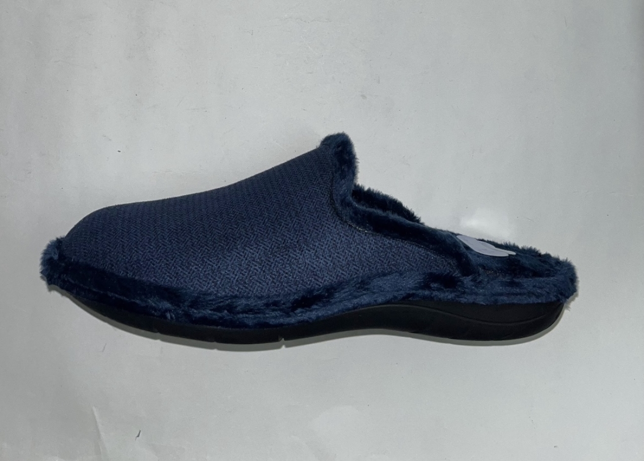 Sabatilla xancleta d'hivern per a home en marí de SUAVEFLEX. T-704