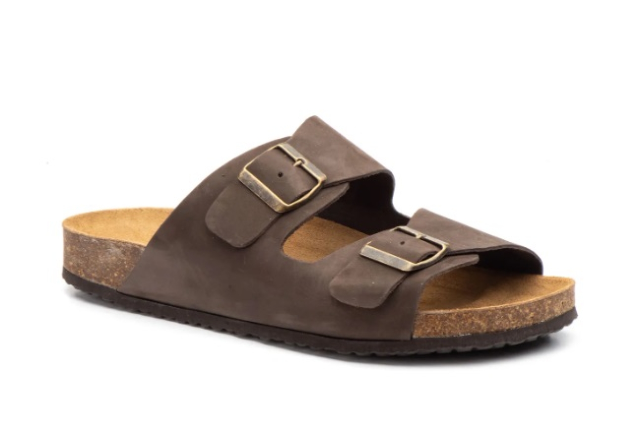 Xancleta bio per a home en pell marró mod. 8020 de MORXIVA. H-399