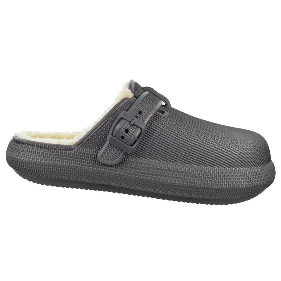 Sabatilles tipus crock amb llana per a home en gris 41-501 de NICIBOCO. T-488