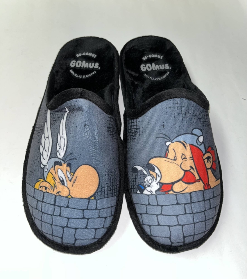 Sabatilles per a home amb sola especial parquet d'Astérix i Obélix 6632 de GOMUS. T-525