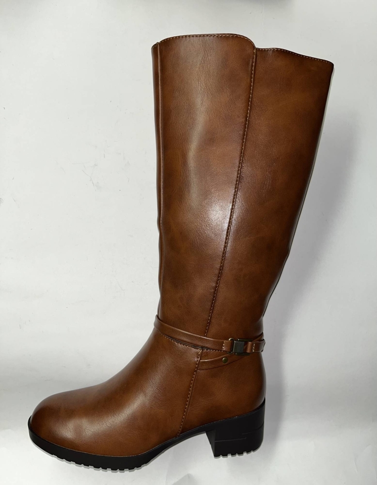 Bota alta per a dona en color cuir 2401 d'HISPAFLEX. M-509