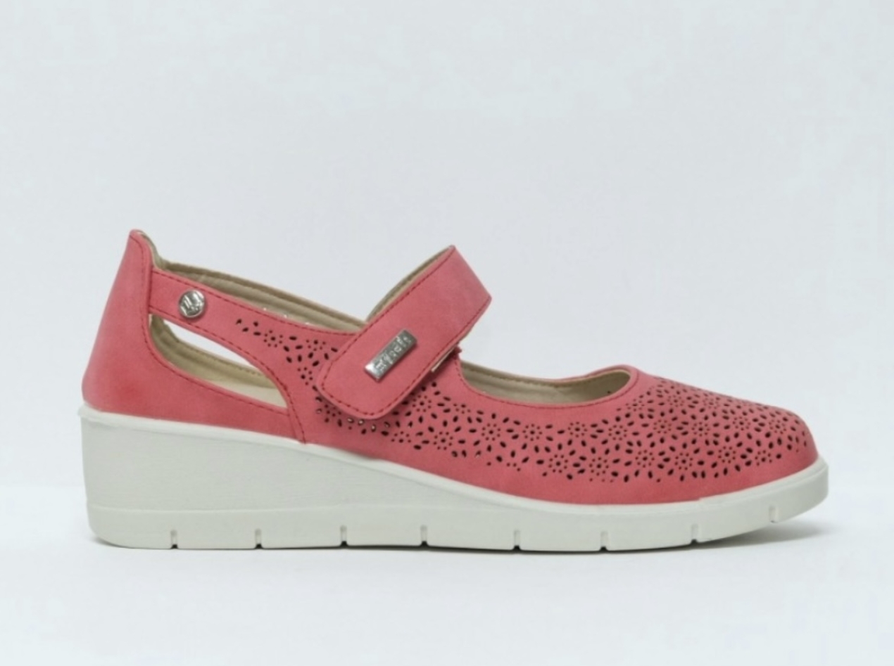 MYSOFT tipus Merceditas amb belcro en vermell model 25M208. M-520