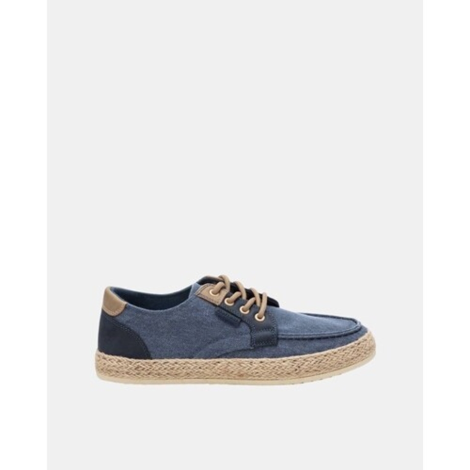 De REFRESHOES sabatilles casual en tèxtil blava per a home. H-425