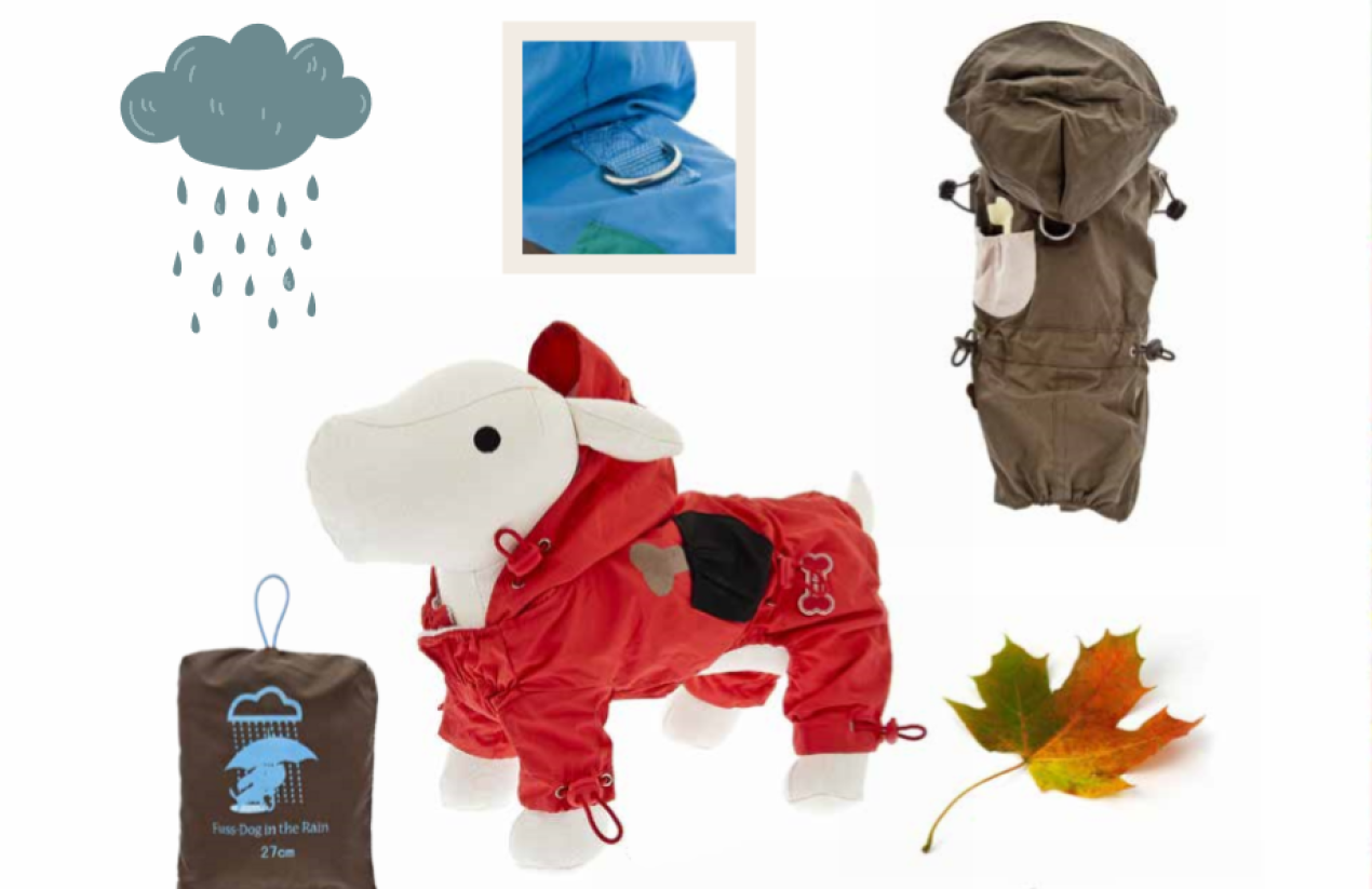 Impermeable 4 potes marró