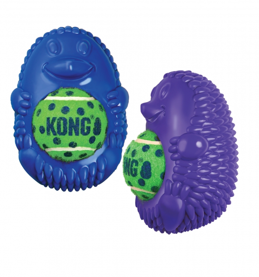 KONG Tennis Pals, el nou i divertida joguina trencaclosques, combina dos de les coses favorites dels gossos: la pilota de tennis i la joguina chirriador
