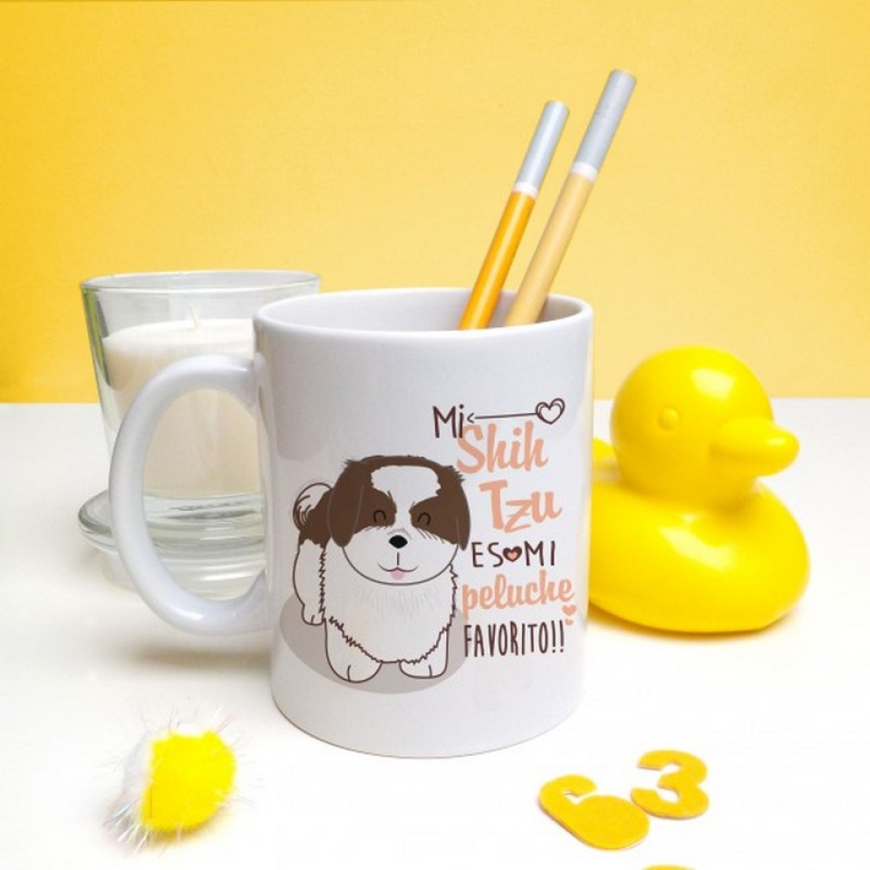 El meu petit peluix. Aquesta coseta mico que camina joguinejant per la meva casa, aquest és la meva Shih Tzu! Tassa vàlida d'ús en rentavaixella i micro.