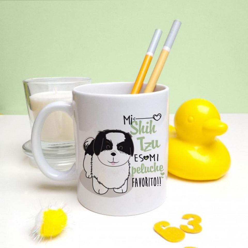 El meu petit peluix. Aquesta coseta mico que camina joguinejant per la meva casa, aquest és la meva Shih Tzu! Tassa vàlida d'ús en rentavaixella i micro.