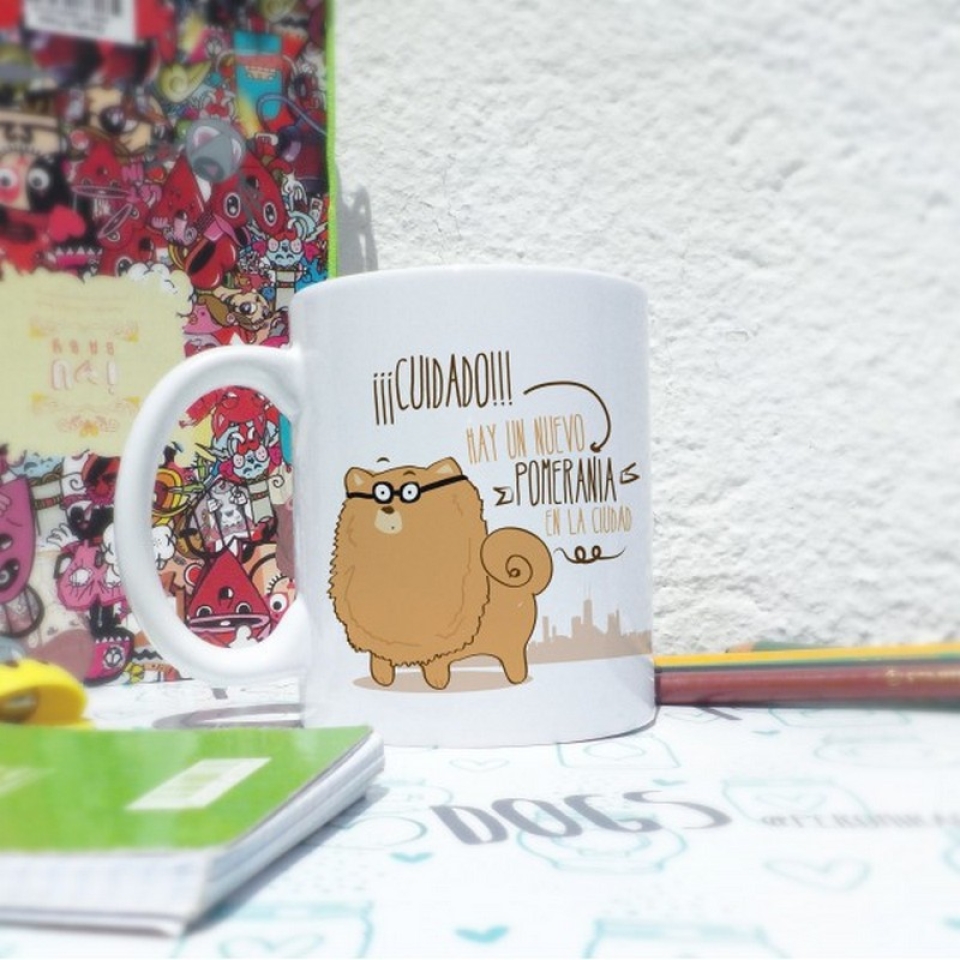 Cuidat! Hi ha un nou Pomerania a la ciutat. Tassa resistent al rentavaixella i microones&nbsp;